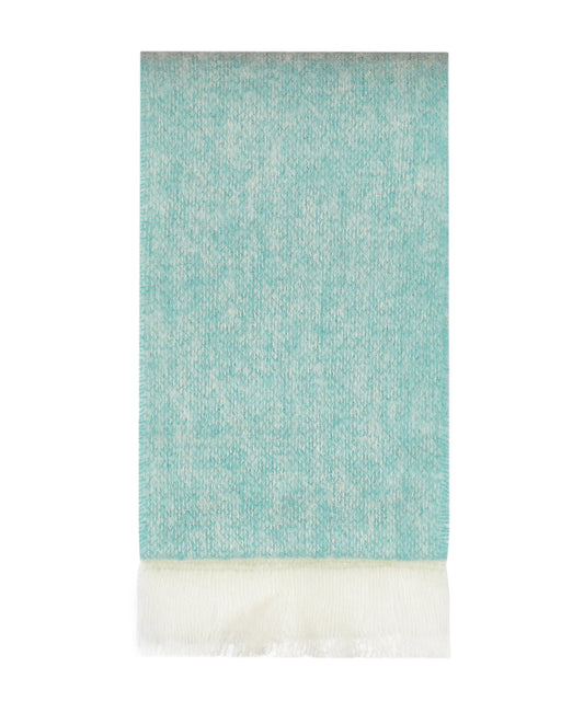 Sjaal Mohair 28X210 CM | Groen Multi Licht