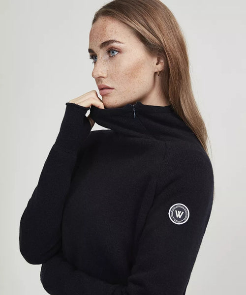 Holebrook Turtle Sweater Martina Dames | Navy Blauw