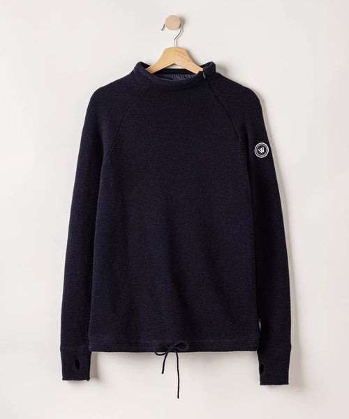 Holebrook Turtle Sweater Martina Dames | Navy Blauw