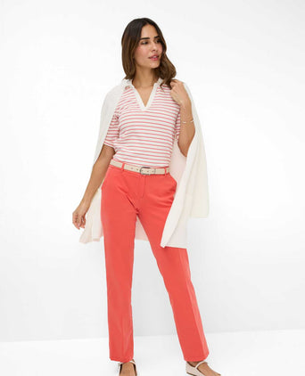 Brax Broek Dames Maron | Rood