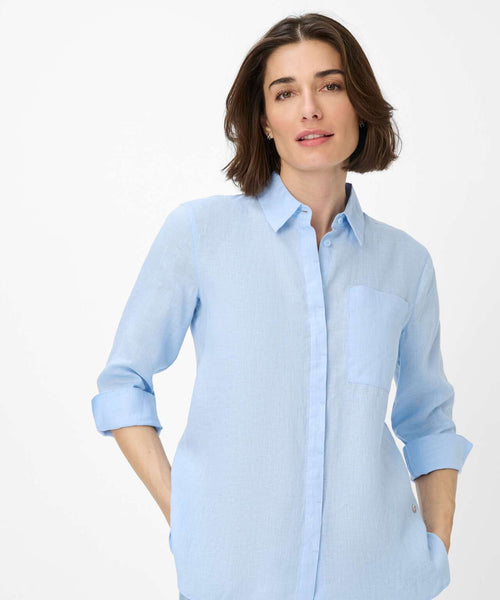 Brax Dames Blouse Vicki | Blauw