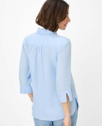 Brax Dames Blouse Vicki | Blauw