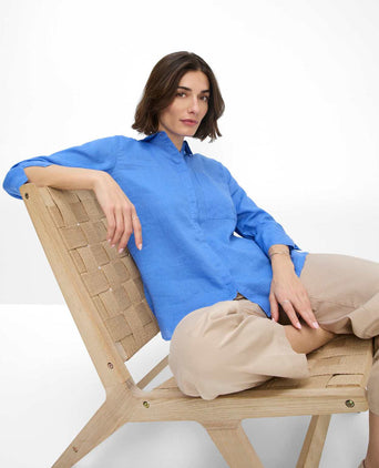 Brax Dames Blouse Vicki | Blauw