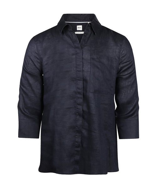 Brax Dames Blouse Vicki | Navy Blauw