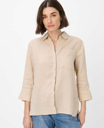Brax Dames Blouse Vicki | Bruin