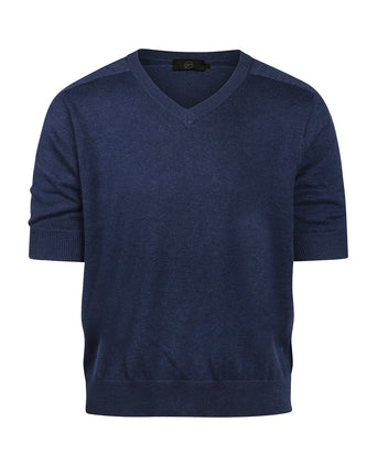 Pullover Dames V-Hals | Denim Blauw
