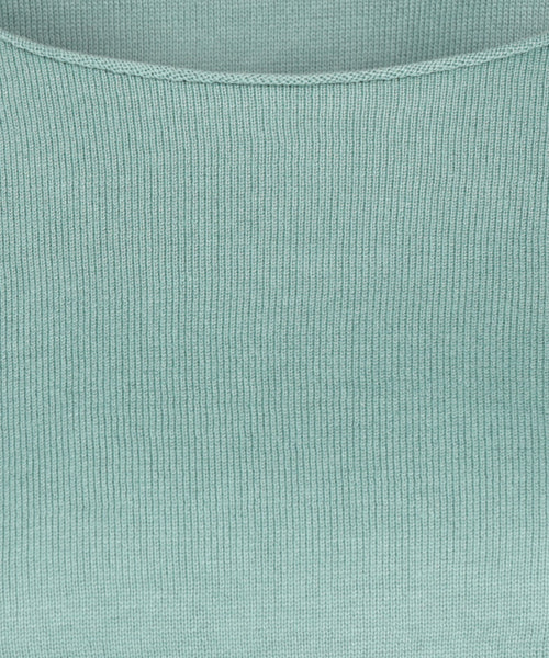Basic dames pullover katoenmix | Groen
