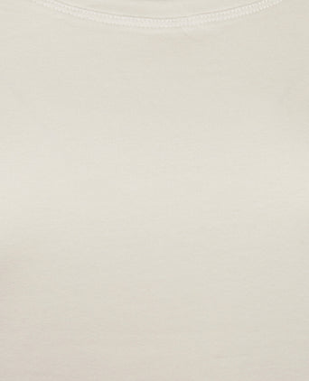 T-shirt Dames Opgerolde mouwen | Wit