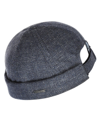 Stetson Docker Virgin Wool/Linen | Blauw