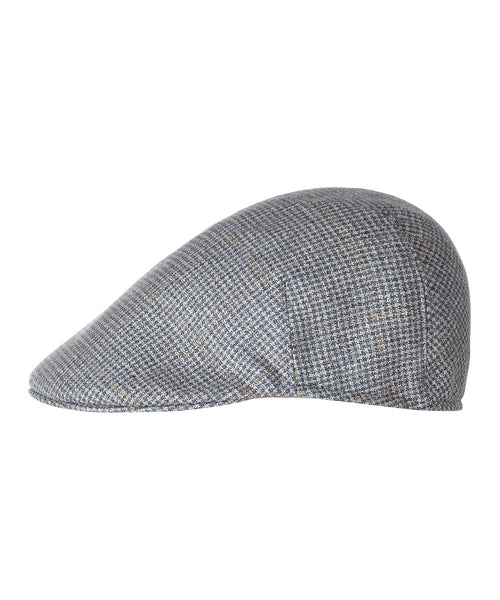 Soft Cap Zijde/Wol Mix | Blauw