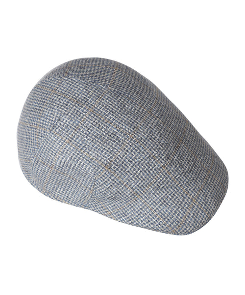 Soft Cap Zijde/Wol Mix | Blauw