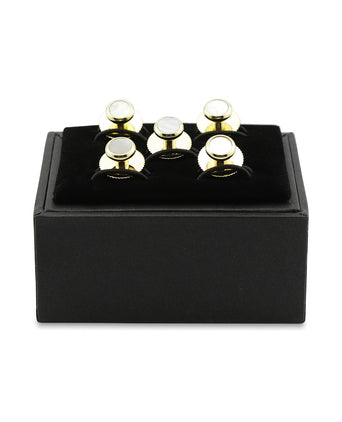 Dress Studs per set 5 stuks | Wit