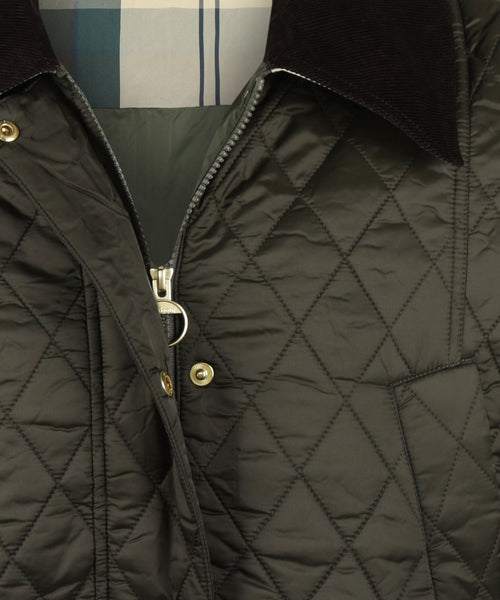 Barbour Modern Beadnell Quilted Dames Jacket | Groen