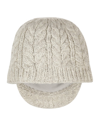 Muts Aran Cable Dames | Beige
