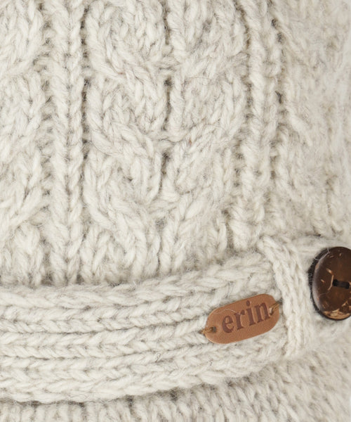 Muts Aran Cable Dames | Beige