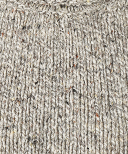 Fisherman Dames Ronde Hals Pullover | Bruin