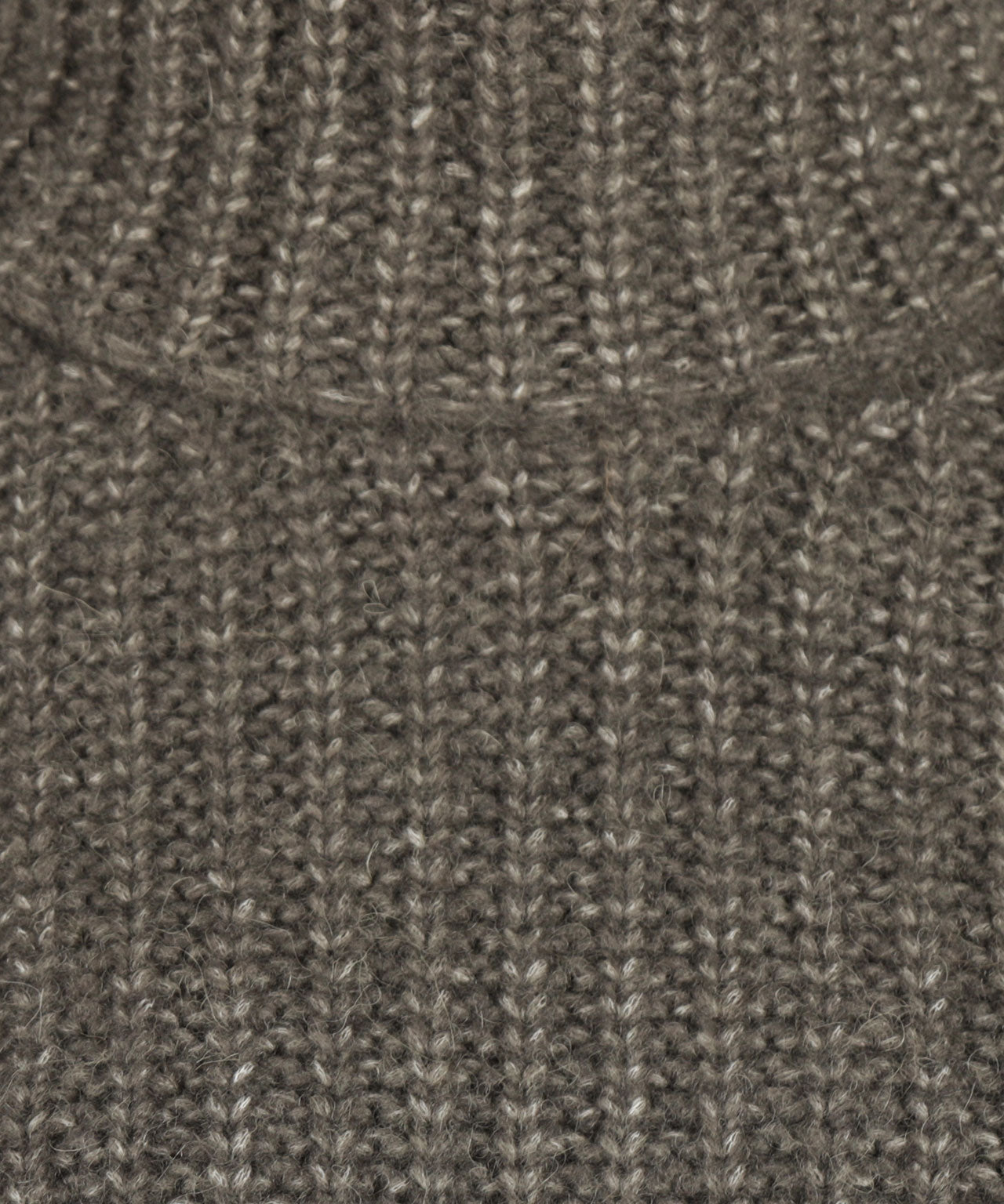 Dames Kol Pullover | Dark Khaki