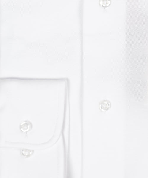 Viyella Knitted Pique Shirt | Wit