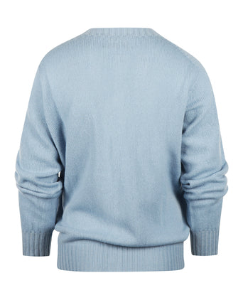 Harley of Scotland Dames Knoop Vest | Blauw