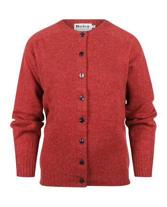 Harley of Scotland Dames Knoop Vest | Paars