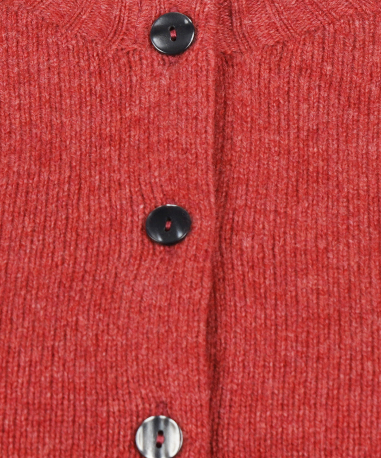 Harley of Scotland Damen-Strickjacke mit Knöpfen | Lila