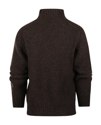 Harley of Scotland Dames Turtle Pullover | Bruin