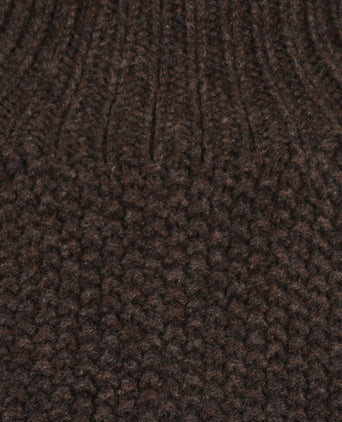 Harley of Scotland Dames Turtle Pullover | Bruin