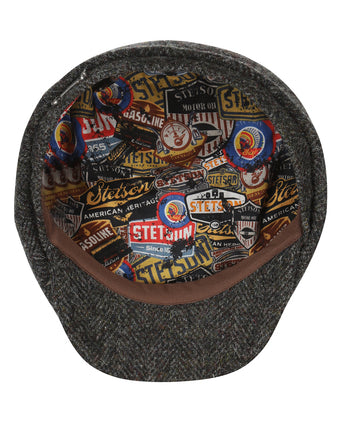 Stetson Hatteras Herringbone Harris Tweed Garage Theme | Groen