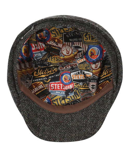Stetson Hatteras Herringbone Harris Tweed Garage Theme | Groen