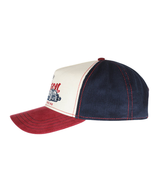 Trucker Cap Vintage Racing | Rood/Blauw design