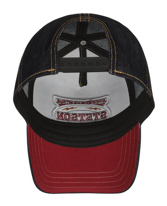 Stetson Trucker Cap Lightning | Denim Blauw