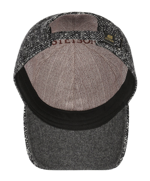 Stetson Baseball Cap Donegal Tweed | Grijs