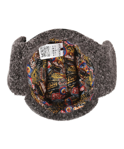 Stetson Bomber Cap Denim Garage Theme | Zwart