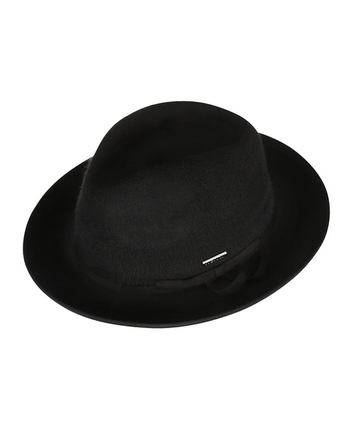 Stetson Fedora Woolfelt Suede | Zwart