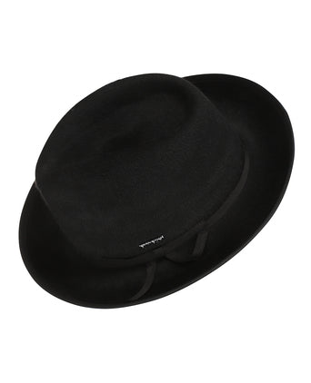 Stetson Fedora Woolfelt Suede | Zwart