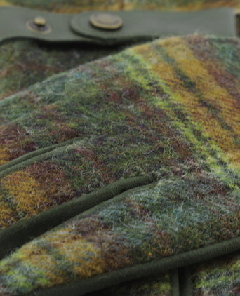 Stetson Gloves Goat Suede/Wool | Olijf Groen