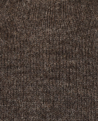 Harley of Scotland Ronde Hals Pullover | Grijs