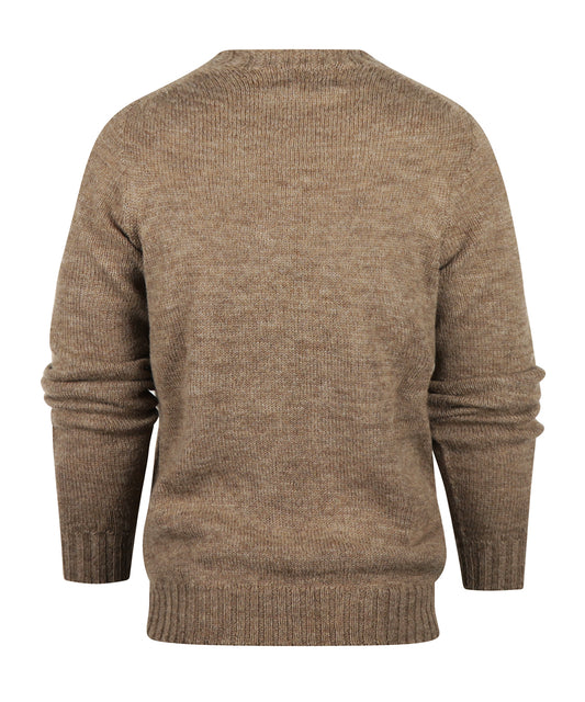 Harley Ronde Hals Pullover | Fawn