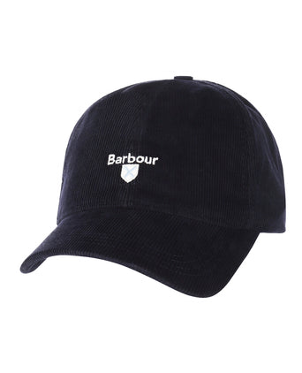 Barbour Bayfield Cord Cap | Navy Blauw