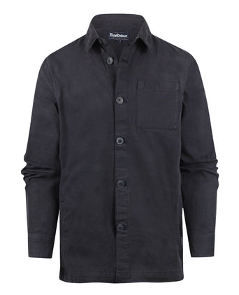 Barbour Regular Washed Overshirt | Navy Blauw