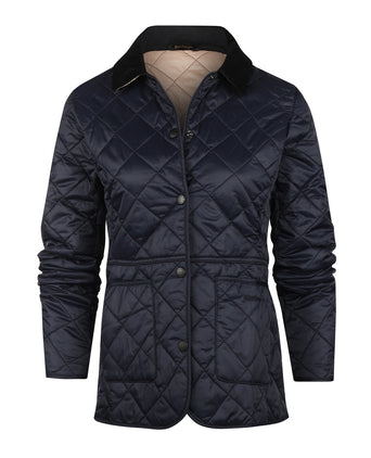 Barbour Dames Deveron Quilted Jacket | Navy Blauw