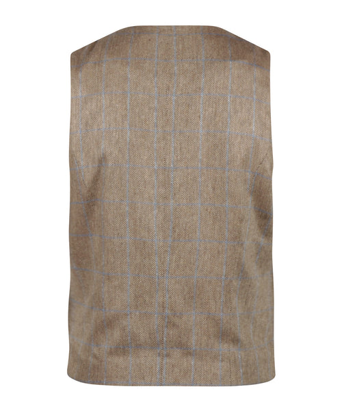 Wellington Gilet Zijde Dames | Bruin