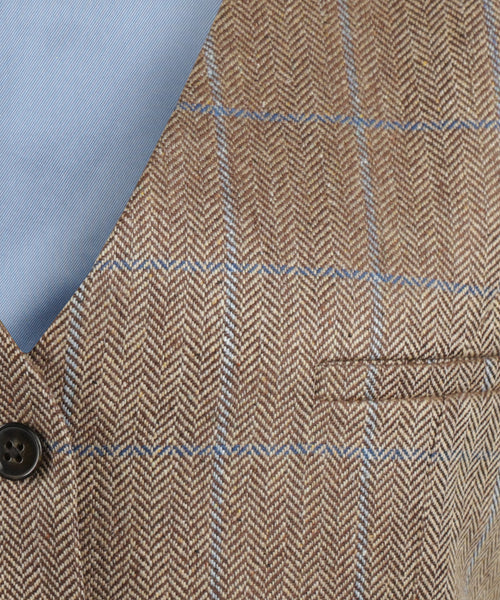 Wellington Gilet Zijde Dames | Bruin