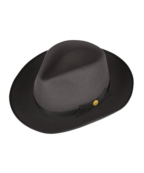 Stetson Fedora Furfelt 160Y | Antraciet Grijs