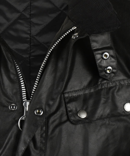 Barbour Intl. Duke Wax Jacket | Zwart