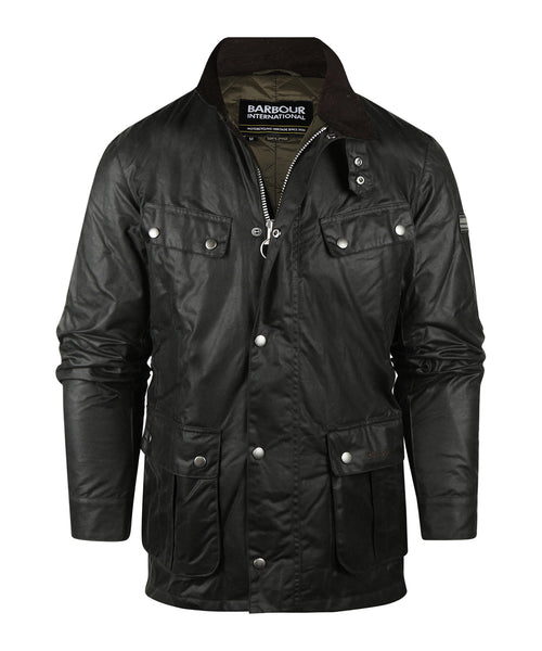 Barbour Intl. Duke Wax Jacket | Groen