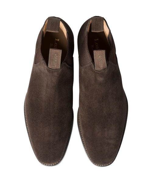Loake Chatsworth Chelsea Boot Suede | Bruin