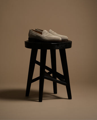 Loake Imperial Penny Loafer Suede | Beige