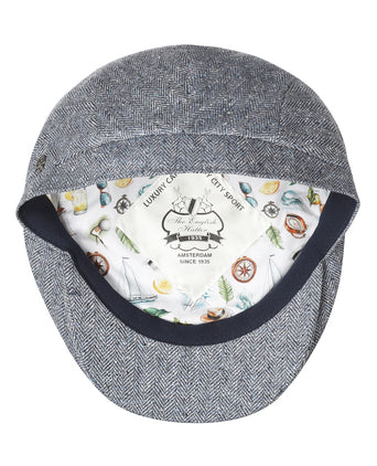 Klassieke Cap 100% Zijde | Blauw