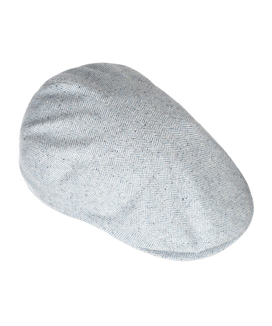 Klassieke Cap 100% Zijde | Licht Blauw Grijs